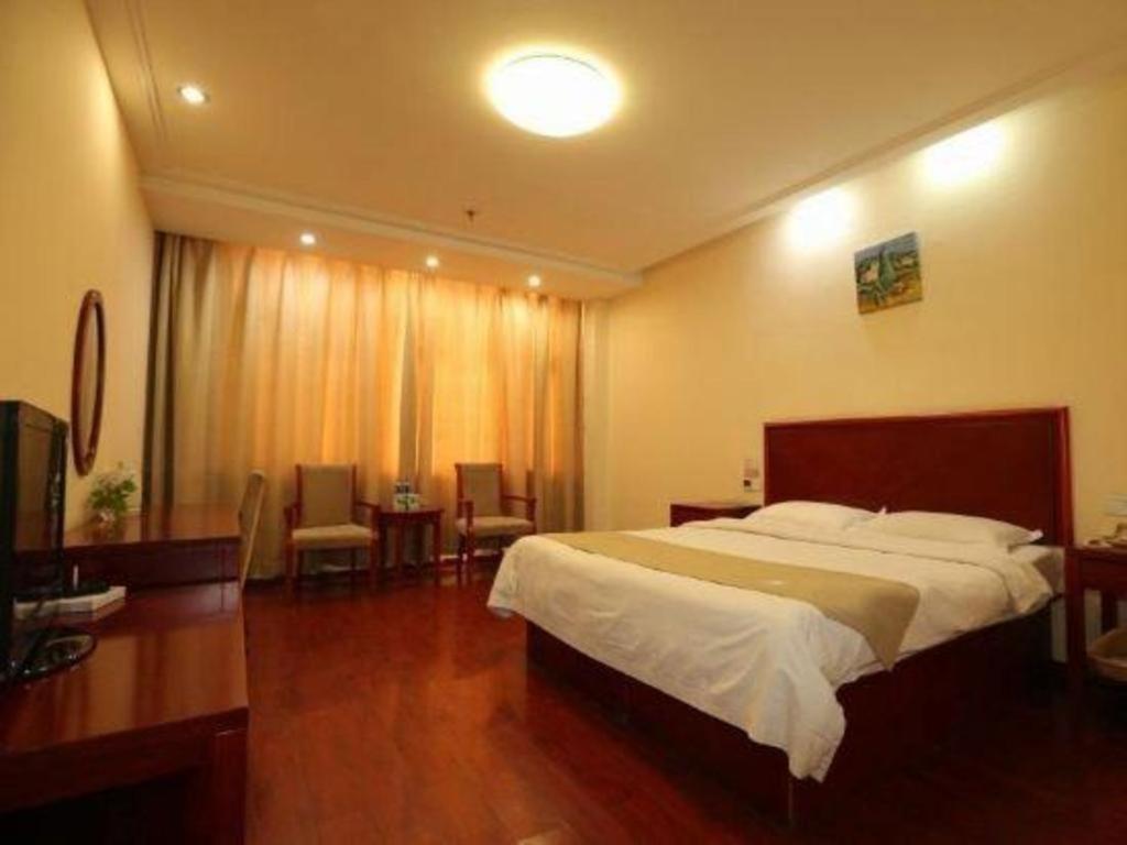 Greentree Inn Tianjin Wuqing Distric Bohai Market Exterior foto