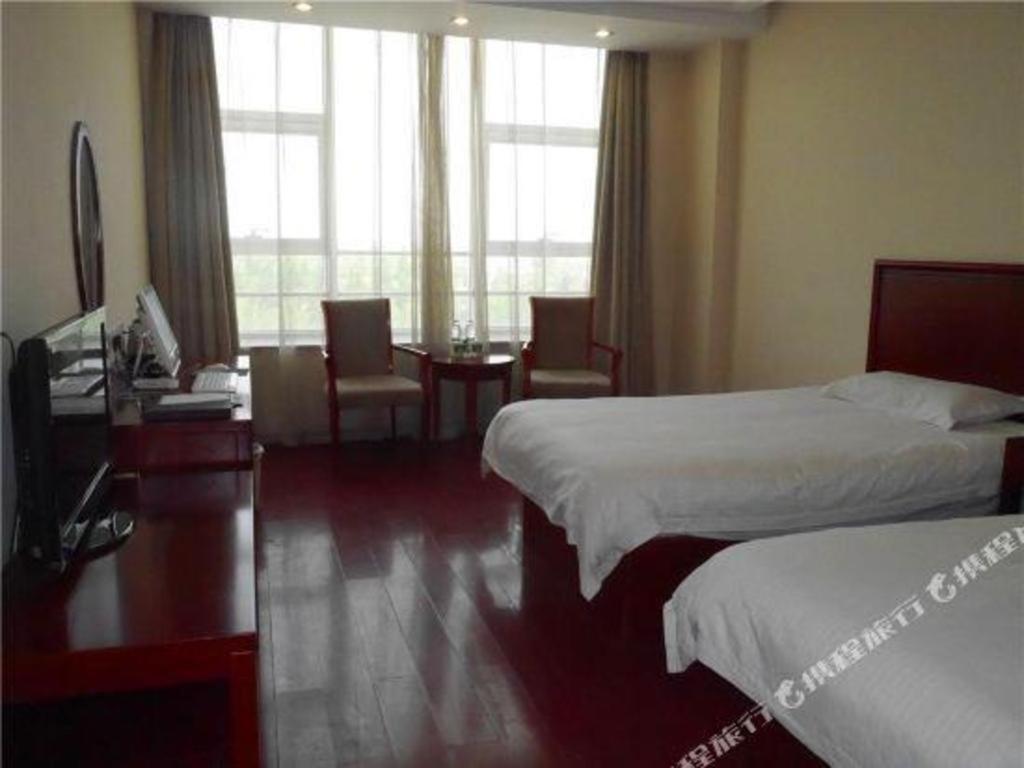 Greentree Inn Tianjin Wuqing Distric Bohai Market Exterior foto