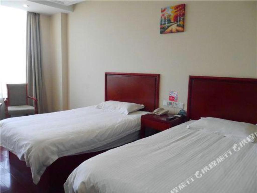 Greentree Inn Tianjin Wuqing Distric Bohai Market Exterior foto
